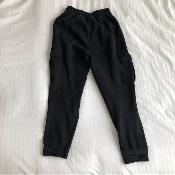 GARAGE CLOTHING BLACK FRENCH TERRY CARGO JOGGER - Picture 4 of 6